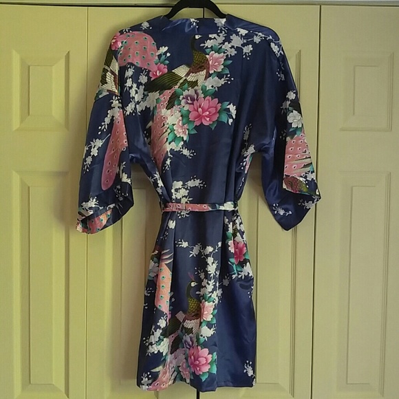 Peacock Floral Kimono - Picture 4 of 7